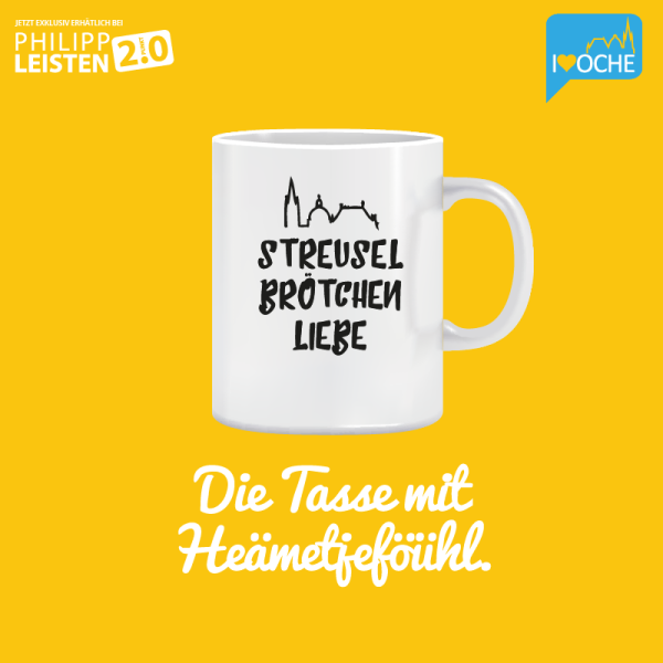 "STREUSELBRÖTCHEN" - Tasse