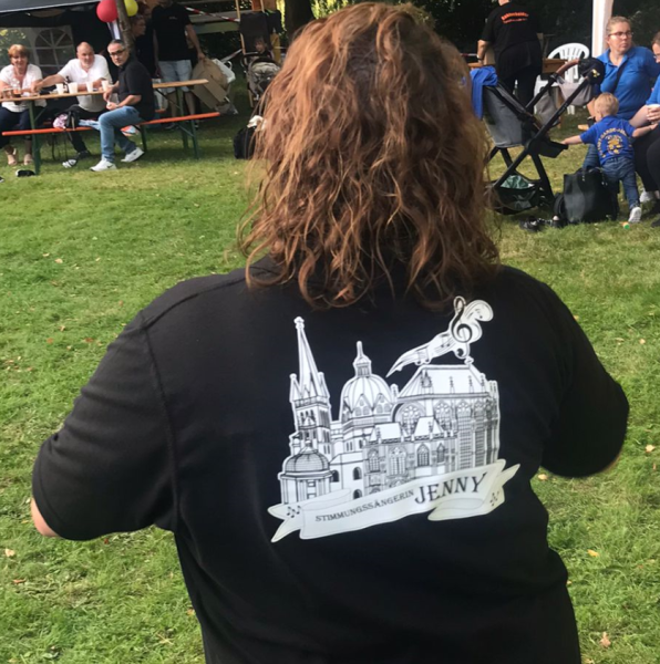 Fan-Poloshirt Stimmungssängerin Jenny (Unisex)