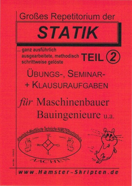 Großes Repetitorium der Statik, Teil 2