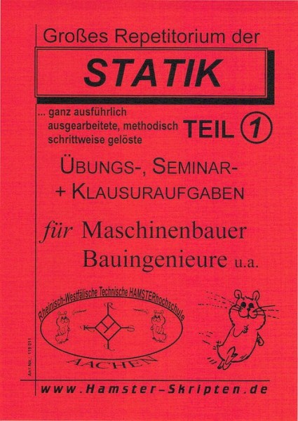 Großes Repetitorium der Statik, Teil 1