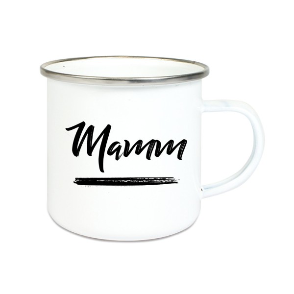 "Mamm" Emailletasse