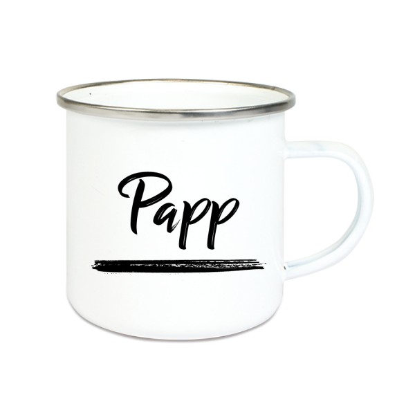"Papp" Emailletasse